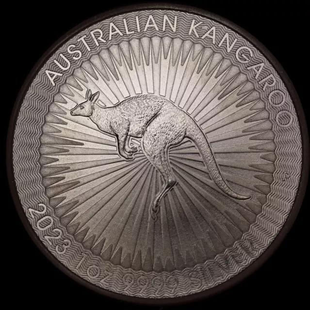 2023 Silver 1oz Unc Coin Red Kangaroo