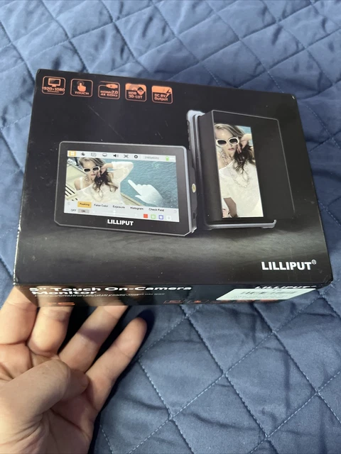 LILLIPUT T5  5" 4K HDMI2.0 Cable, Camera DSLR  Monitor, 3D LUT Touch Screen IPS.