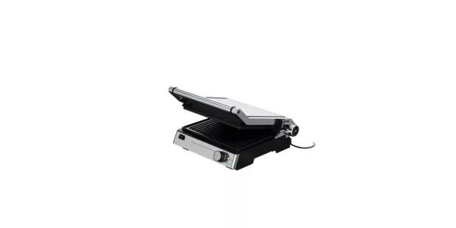 Silvercrest Kontaktgrill Edelstahl »SKGE 2000 C3« Elektrogrill *B-Ware