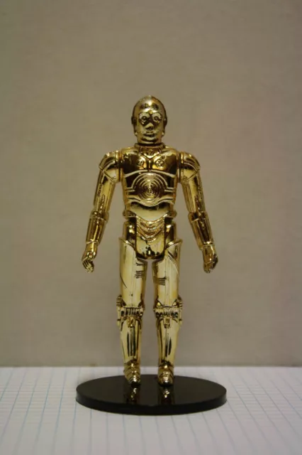 Star Wars Kenner Vintage C-3PO extremidades fijas 1977 oro oscuro PBP Poch variante RARA