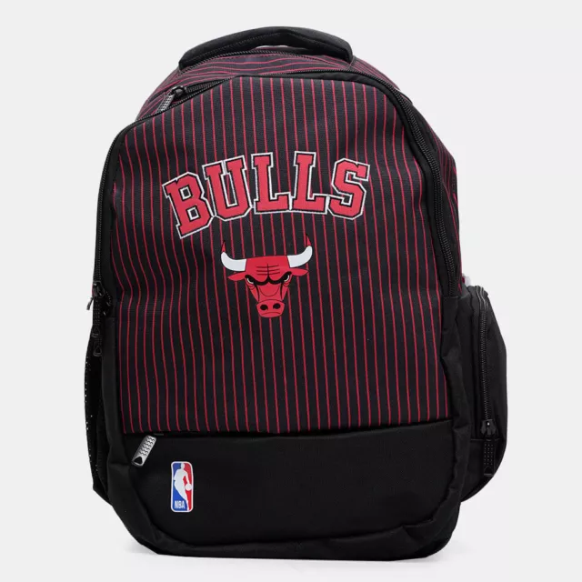NBA Chicago Bulls backpack black & red sports bag basketball gift new