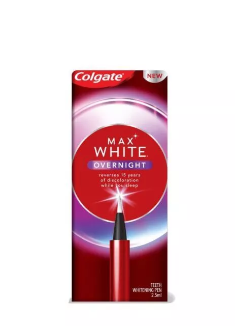 Colgate Max weißer Aufhellungsstift über Nacht - 2 Packungen