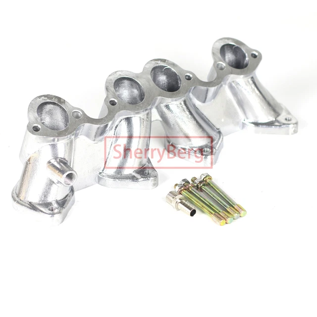DUAL CARBURETOR CARB Aluminum Intake Manifold for 1.8L 8 VW Volkswagens