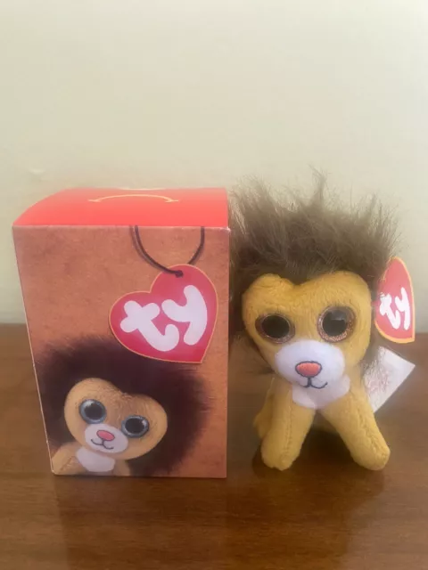 Mcdonald's Mc Donalds Happy Meal Peluche Teenie Ty Beanie Boos Louie Leone