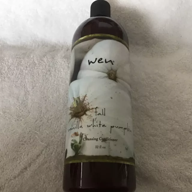 WEN FALL VANILLA WHITE PUMPKIN  32oz EACH~SEALED~~WITH PUMP
