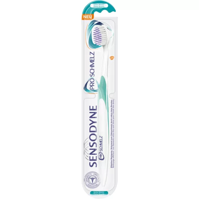 Sensodyne ProSchmelz Zahnbürste Extra Weich, effiziente Reinigung, 1 Stück