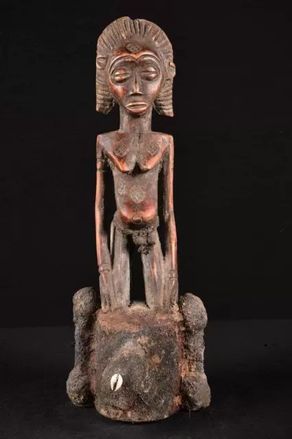 22010 Afrikanische Alte Punu Fetig Figur / Figure Gabun