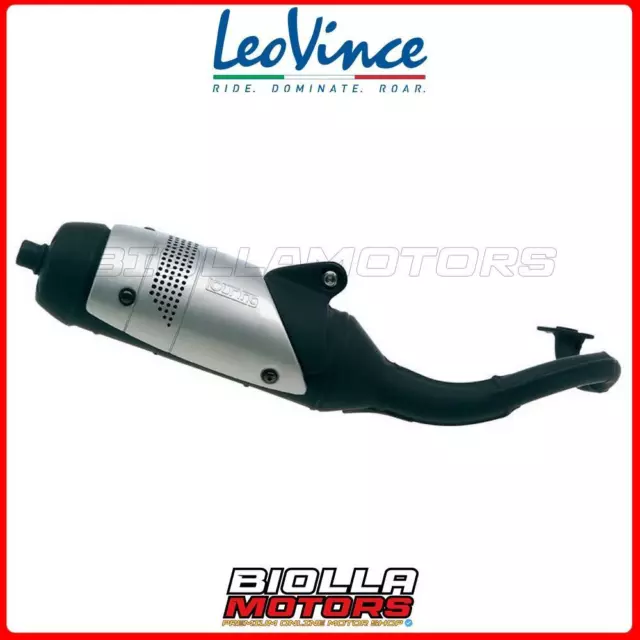 5543 MARMITTA SCARICO LEOVINCE YAMAHA AEROX 100 Kat 2001 - TOURING STEEL 2T