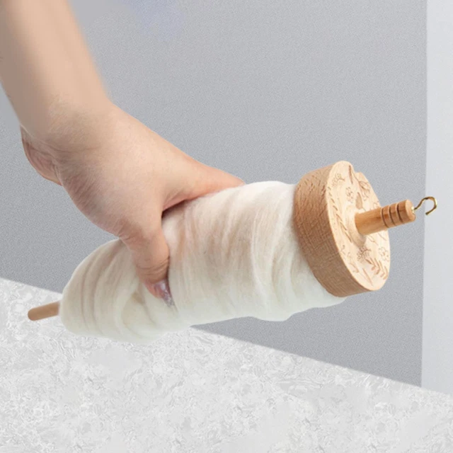Top Whorl Easy to Use 12.80inch Wheel Drop Spindle for Woven Crochet Felting Top Whorl Easy to Use 12.80inch Wheel Drop Spindle for Woven Crochet Felting