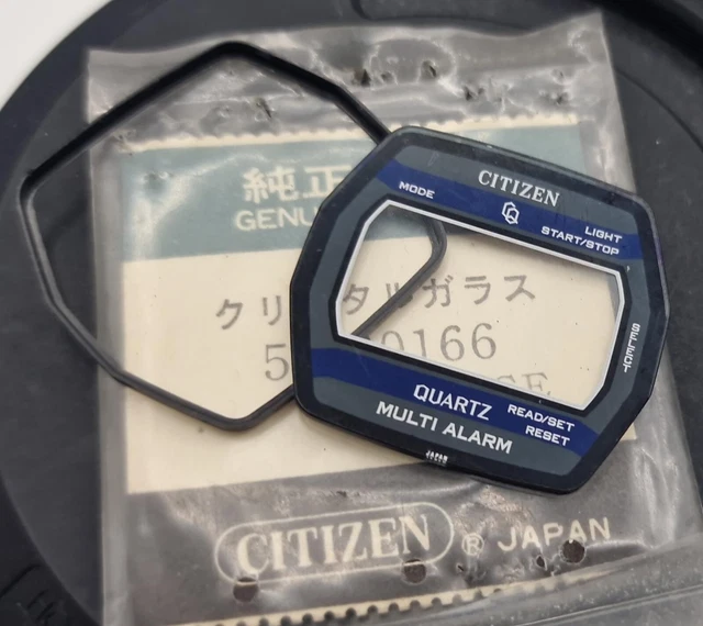 Verre Original Citizen 54-05371 Vintage N. O. S. D.31.6mm Plexi À Bague