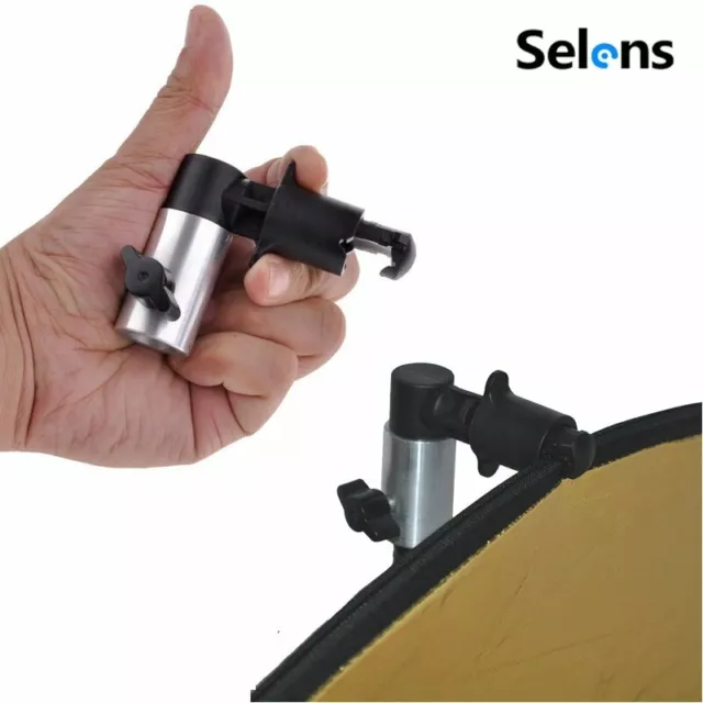 Fotostudio Reflektor Hintergrund Scheibe Halter Clip Klammer für Licht Stand