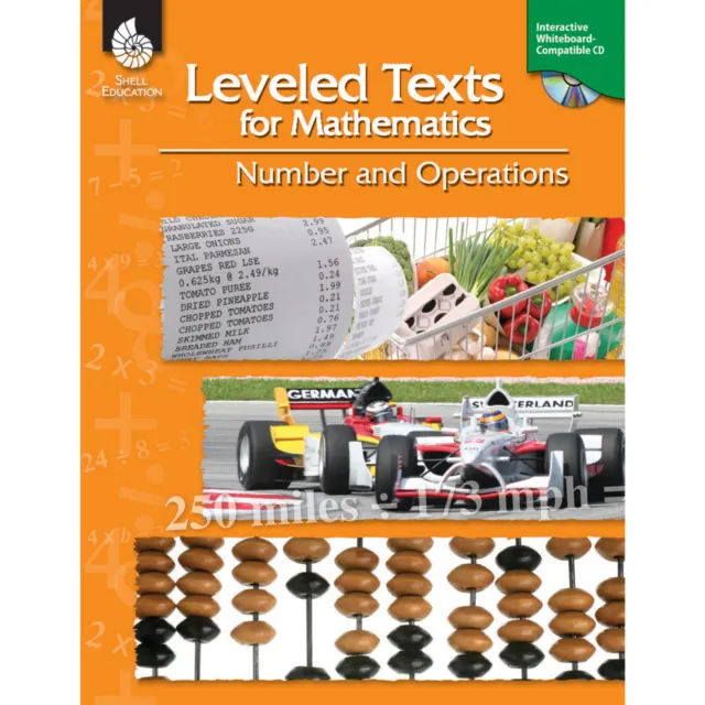 Shell Education Leveled Texts for Mathematics: Number and Operations, Grades 3 t