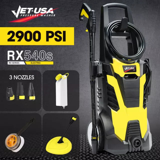 JET-USA RX540s Electric High Pressure Washer 2900PSI Water Power Cleaner Surface