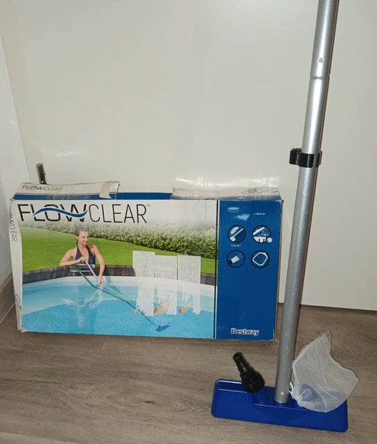 BESTWAY FLOWCLEAR POOLSAUGER Reiniger Schrubber Poolreiniger Pool ...