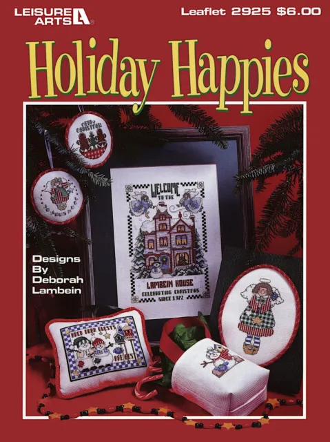 Leisure Arts Leaflet 02925 - Holiday Happies by Deborah Lambein