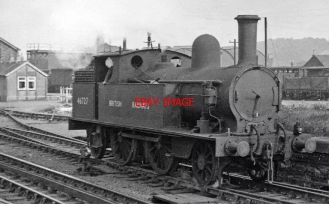 Photo  Lms Ex  Lnwr Loco No 46727 Atcraven Arms & Stokesay Railway Station 1949