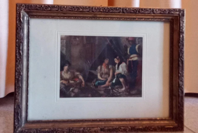 Riproduzione - Delocroix The women of algiers 1834 26x19