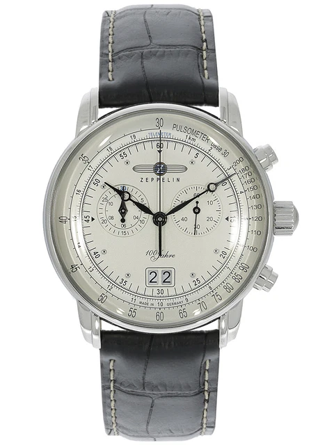 Zeppelin 7690-1 100 anni Cronografo Orologio Uomo 43mm 10ATM