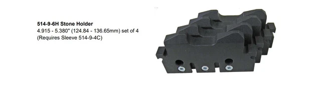 514-9-6H Stone holder (require 514-9-4C) fits Rottler HP7A HP6A H85A set 4 pcs
