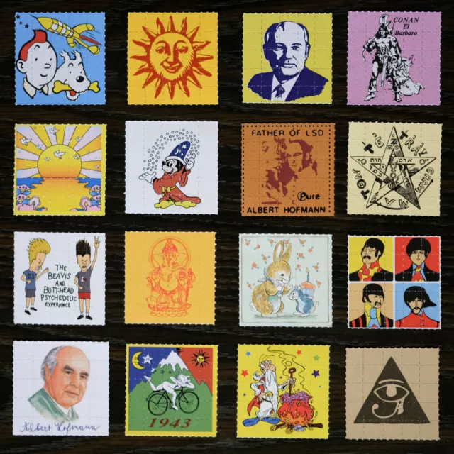 16+4 Blotter Art LSD unique ultimate Collection Set 1 2