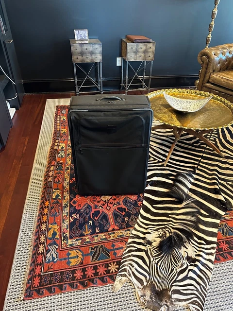 Tumi Alpha Black 2 Wheel Suitcase BallisticNylon Extended Trip Large Luggage 30”