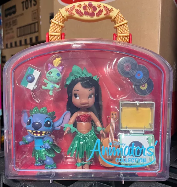 Disney Store Animator’s Collection Lilo & Stitch Mini Doll Playset