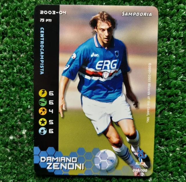 Card Wizards Football Champions 2003/04 Sampdoria N°98 Zenoni Calcio 2004 ⚽️