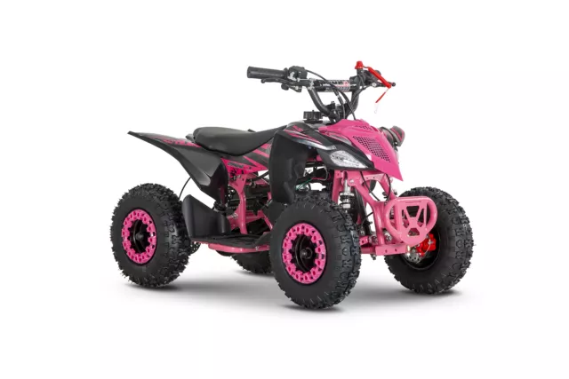 Brand New Kids Mini 50cc KLF Racer-Pro Quad Bike - Blue/Red/Green/Pink