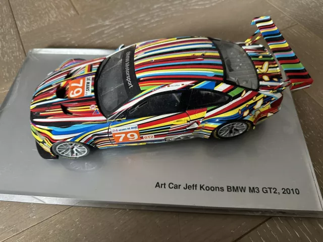 Jeff Koons Skulptur BMW M3 GT2, Rennwagen, AUTHENTISCH