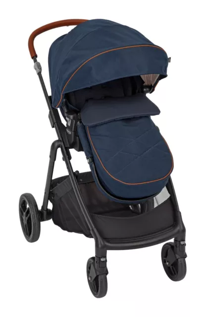 GRACO Near2Me Navy Baby Child Pushchair Stroller From Birth Footmuff/Raincover