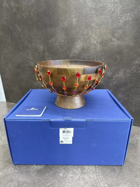 Swarovski Crystal Out of Africa Bowl Art No 683528 w/ Box & Certificate