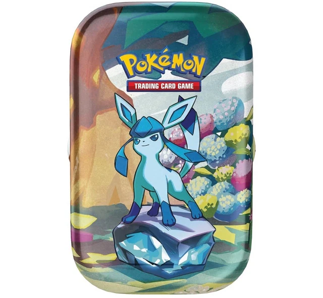 Pokémon TCG Scarlet & Violet 8.5 Prismatic Evolution Glaceon Mini Tin EMPTY Rare