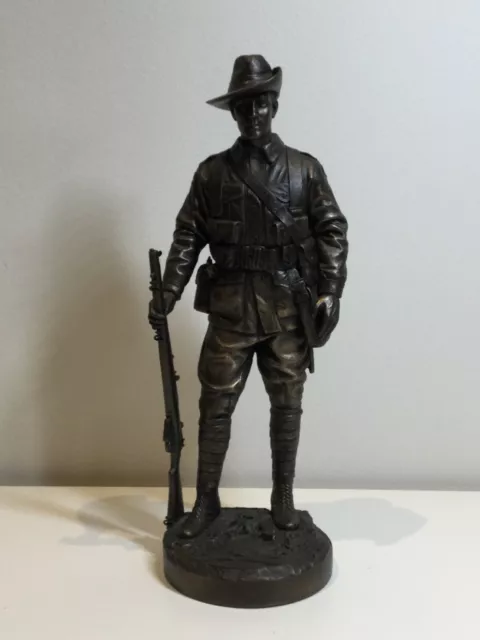 Naked Army 1st A.I.F INFANTRYMAN FRANCE 1916 Cold Cast Bronze Collector Figurine