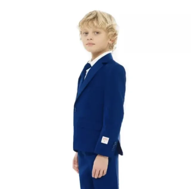Size 6Y Opposuits Boys Navy Royale Two-Piece Suit with Tie Blue NWT