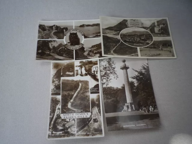 vintage postcards  X4, 1920/30's era