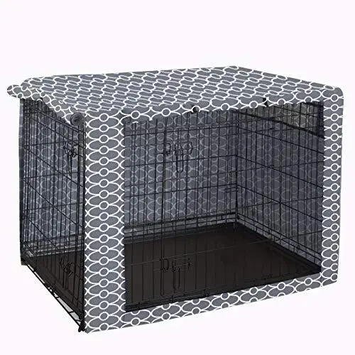 Dog Crate Cover Durable Polyester Pet Kennel Cover Universal Fit for Wire Dog