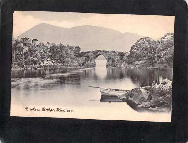 D0594 UK Killarney Brecken Bridge vintage postcard