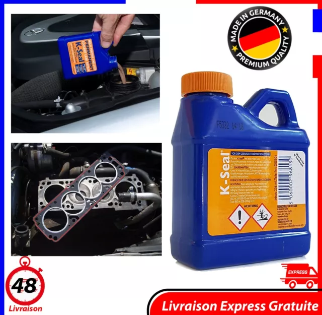 Reparateur Fuit Joint Universel pour Culasse de Radiateur et Bloc Moteur K-Seal