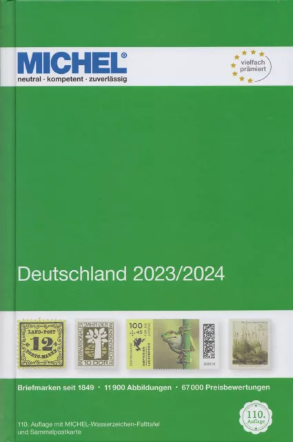 Michel Deutschland Katalog 2023/2024, 110.Auflage sofort lieferbar!