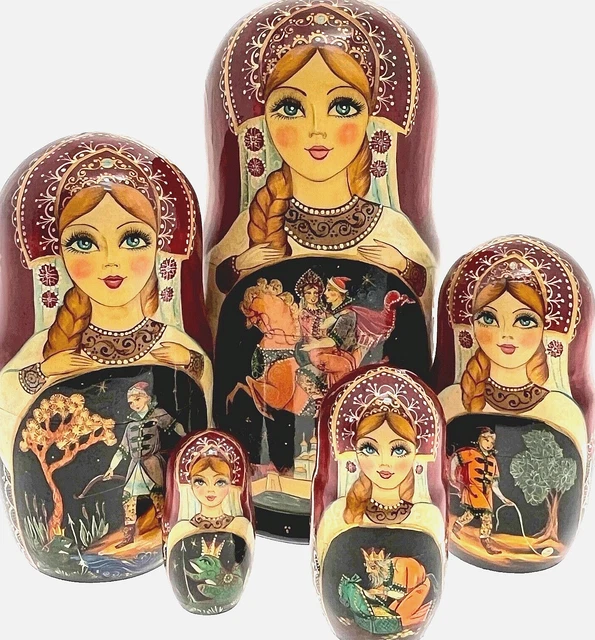 5 Poupées russes exclusive H18 Van Gogh Matriochka Russian Doll Matrioshka