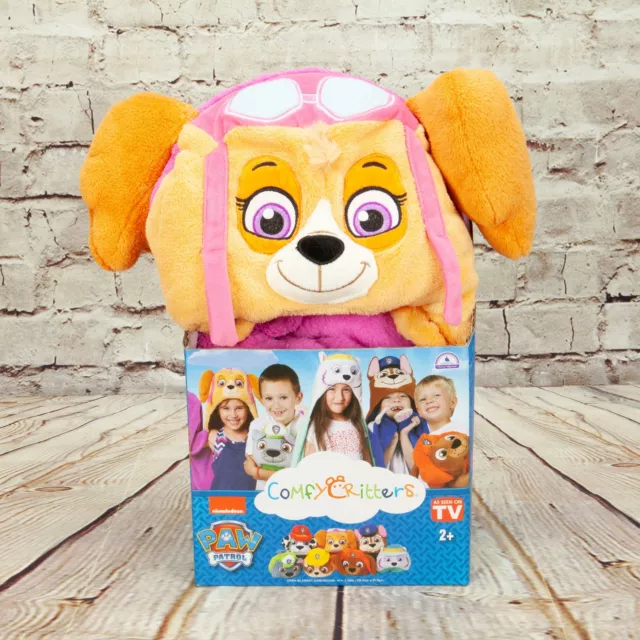 COMFY CRITTERS PAW Patrol Blanket Zuma Kids Huggable Pillow