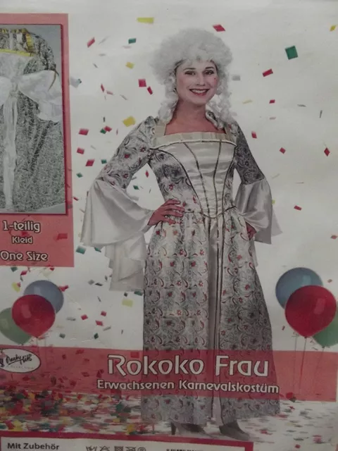 Rokoko Burgfräulein~Elben~Pompadour Fasching Karnaval  kostum einheitsgrösse