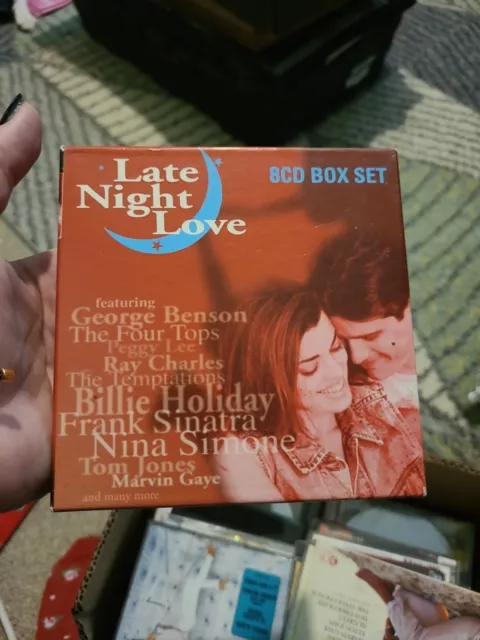 Late Night Love 144 Great Love Songs 8 CD Album ft The Temptations Nat King Cole
