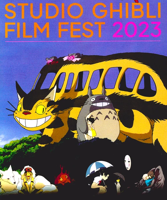STUDIO GHIBLI HAYAO Miyazaki OMSI Movie Film Fest mini Poster 14.95