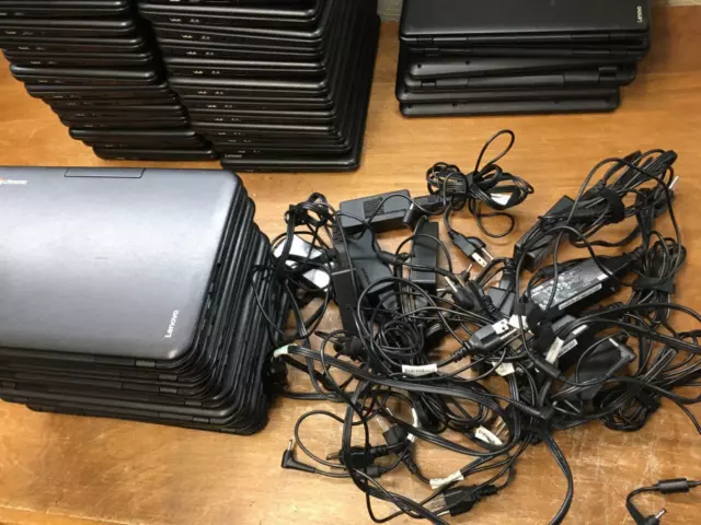 Lot 10x Lenovo Intel Celeron N3050 4GB RAM 16GB eMMC N22 Chromebooks Model 80SF