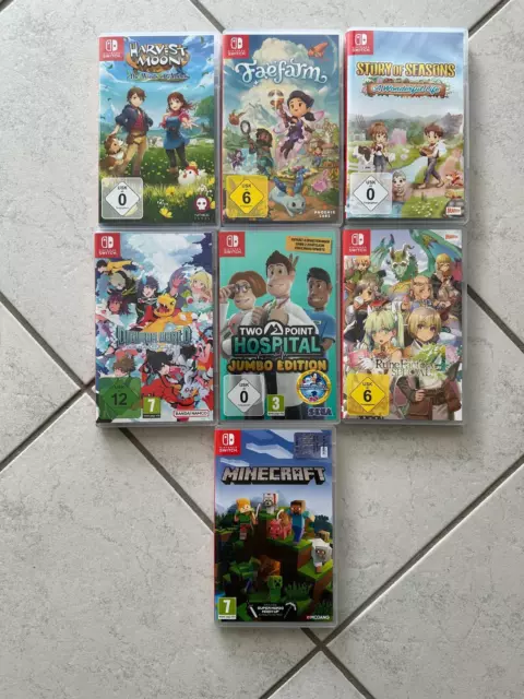 Nintendo Switch Spielesammlung - Digimon, SoS, Harvest Moon,..etc.