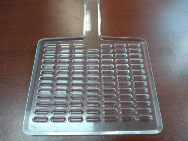 Unbrnaded Transparent 90 Day Pill /  Vitamin Counter Tray
