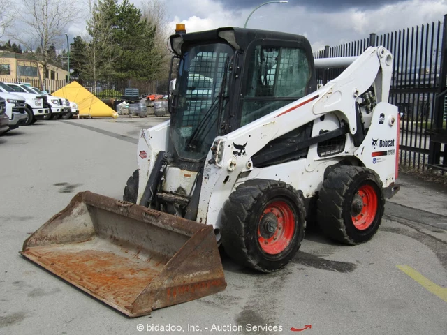 2015 Bobcat S750 Skid Steer Wheel Loader A/C Cab EPA bidadoo