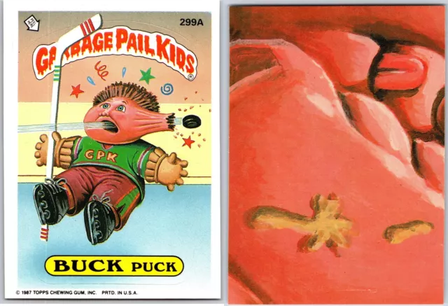 1987 Topps Garbage Pail Kids GPK Original Series 8 OS8 Card Buck Puck 299a