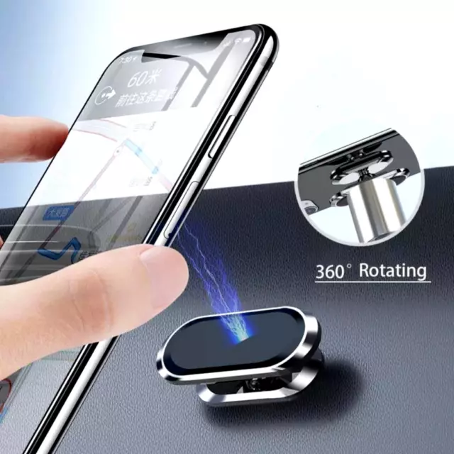 Magnetic Car Mount Holder Stand Dashboard 360° Rotating For Cell Phone-Universal